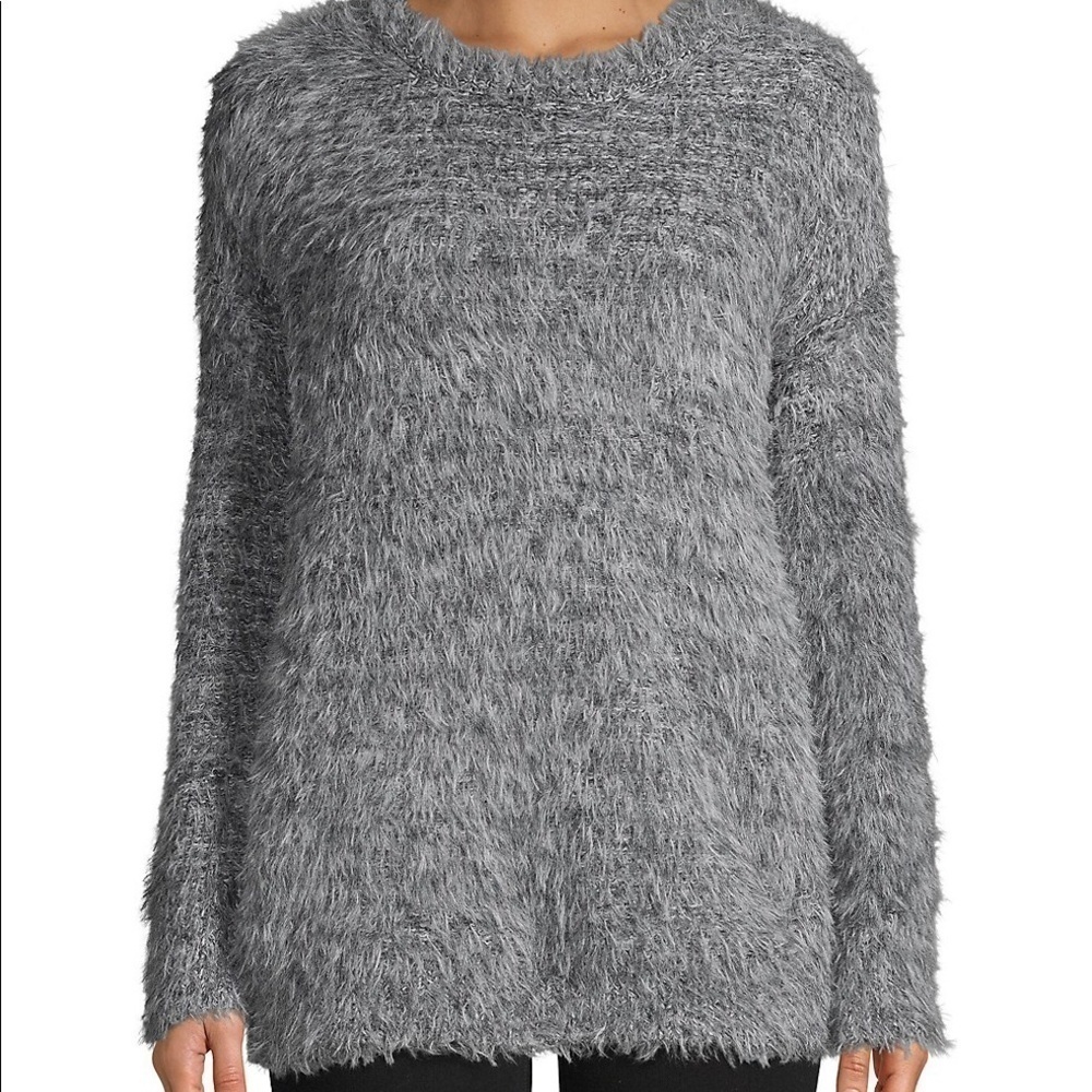 John + Jenn - Rupert Faux Fur Sweater - Picture 1 of 8